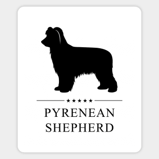 Pyrenean Shepherd Black Silhouette Magnet